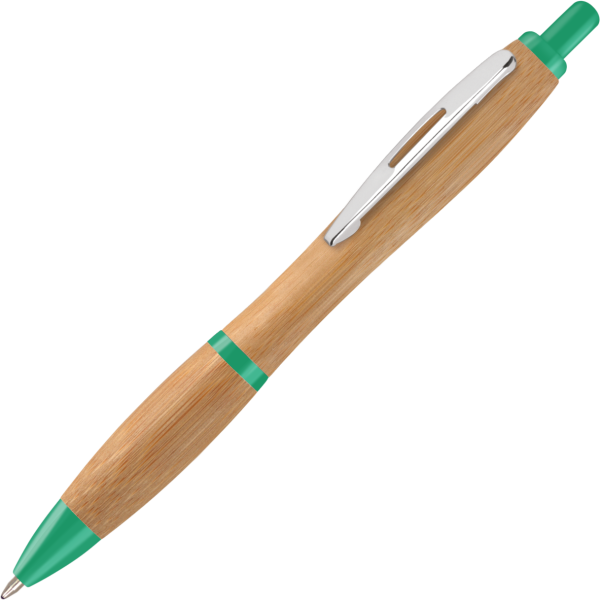 contour bamboo pen with green trim