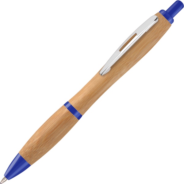 contour bamboo pen with blue trim