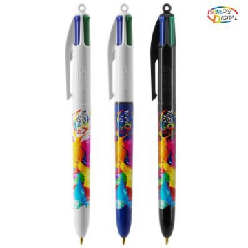 Show details for BIC® 4 Colours ballpen bic 4 colour pen with digital print