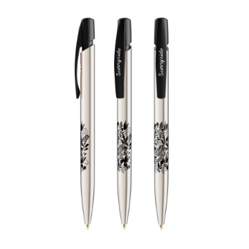 Show details for BIC® Media Clic Shine ballpen clic shine pen in silver