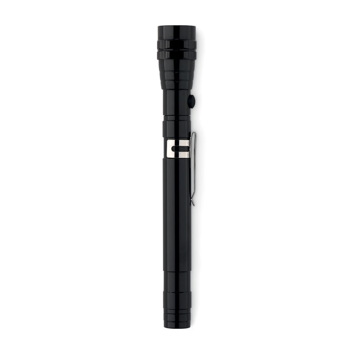 extendable torch in black