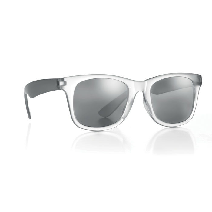 mirrored lens sunglasses with black arms