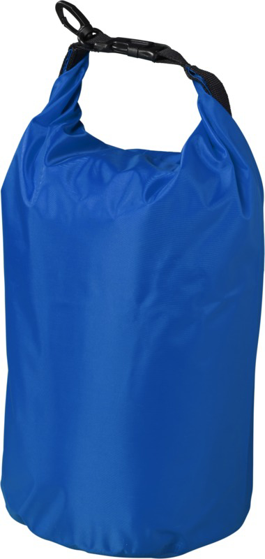 roll top waterproof bag in blue