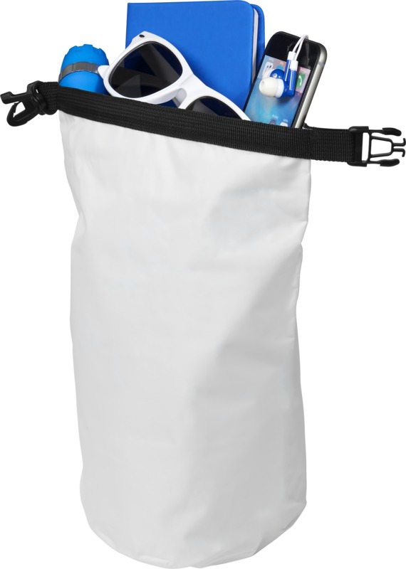 roll top waterproof bag in white