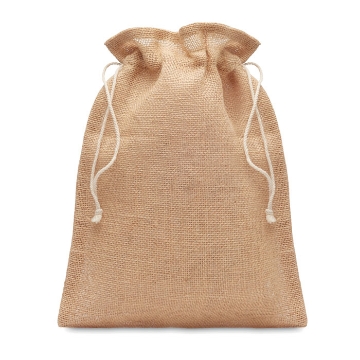 Show details for Jute Drawcord Gift Bag jute drawstring gift bag