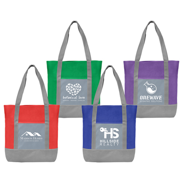 Paris tote bag with wide gusset in range of colours
