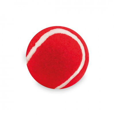 dog tennis ball in red