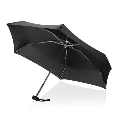 	swiss peak mini umbrella open in black