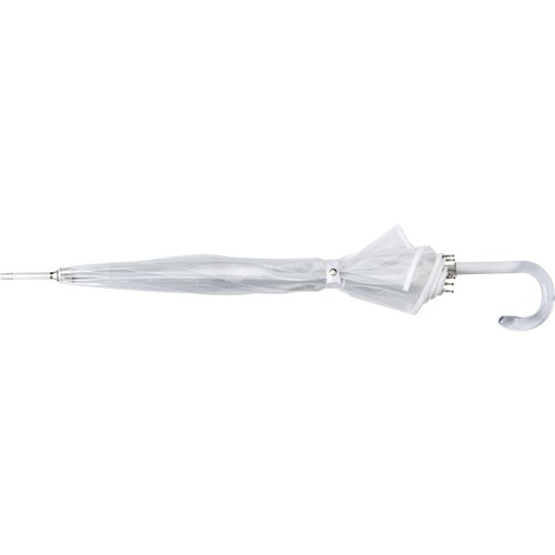 clear PVC umbrella closed