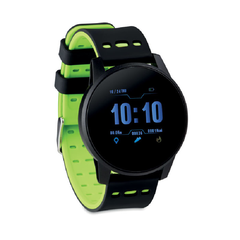 Sports watch lime strap