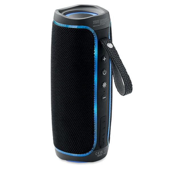 Speaker with blue LED