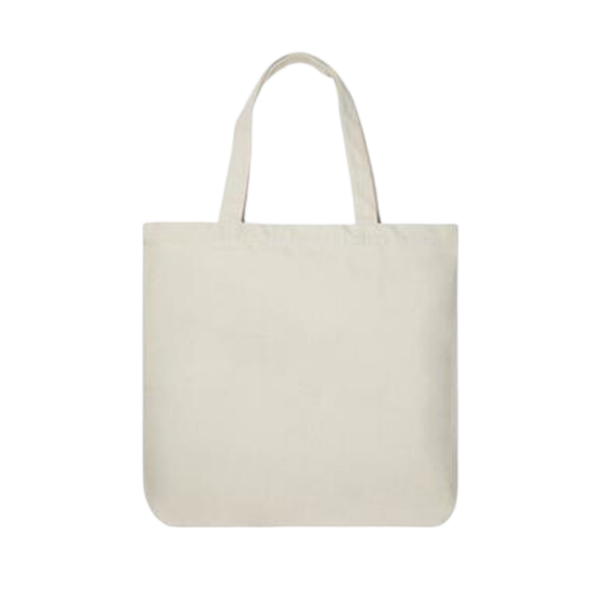 white canvas tote bag