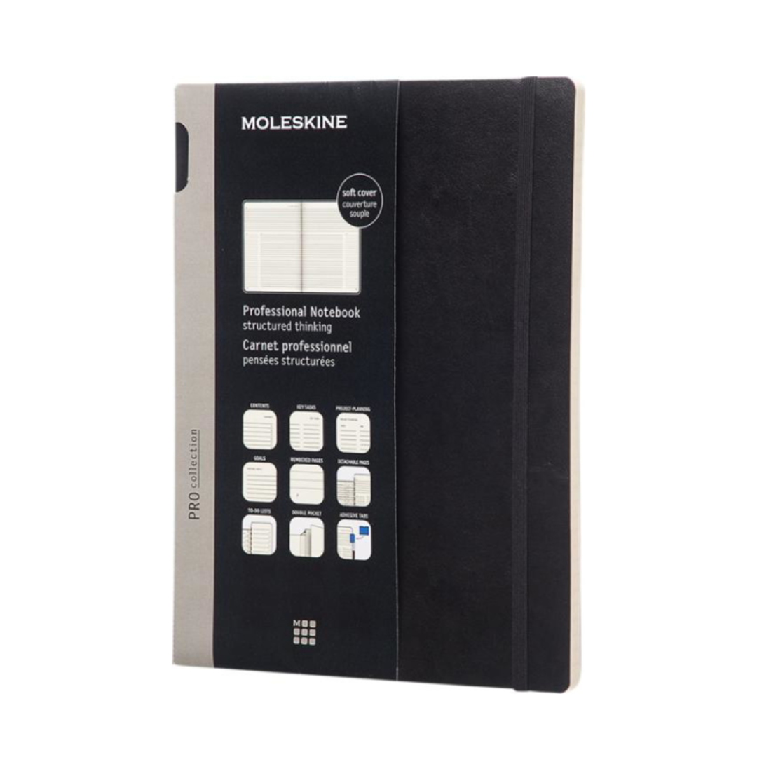 Moleskine Pro Notebook with sleeve