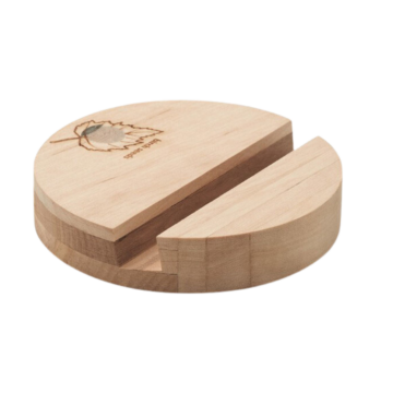 Show details for Birch Wood Phone Stand 	Wooden Phone Stand