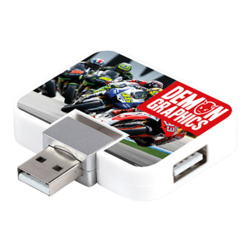 Show details for Selecta USB Hub 	Promotional USB hub with full colour print to the front