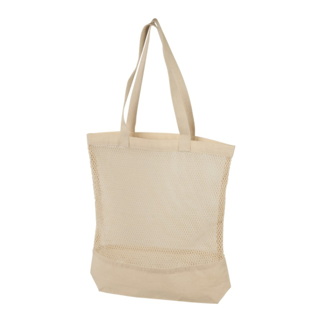 Maine mesh cotton tote bag