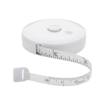 Show details for RCS recycled plastic tailor tape 	White Measuring tape