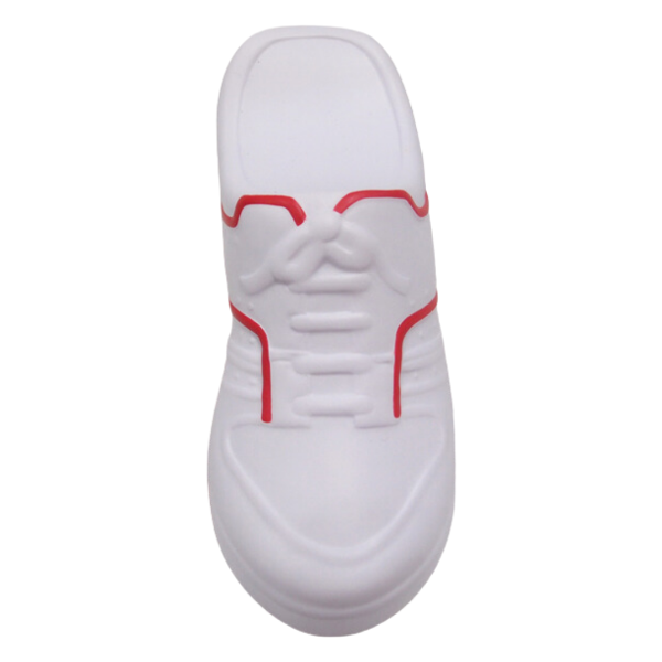 Running Shoe Shape Stress Item White With Red Detail