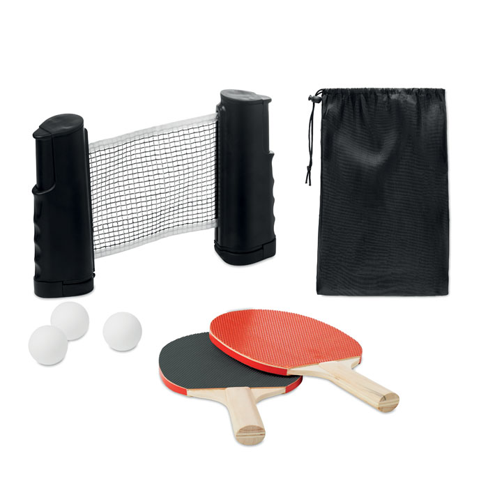 portable ping pong set with storage bag
