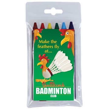 Show details for Colouring Crayon Pack Pack of 6 crayons with full colour printed insert