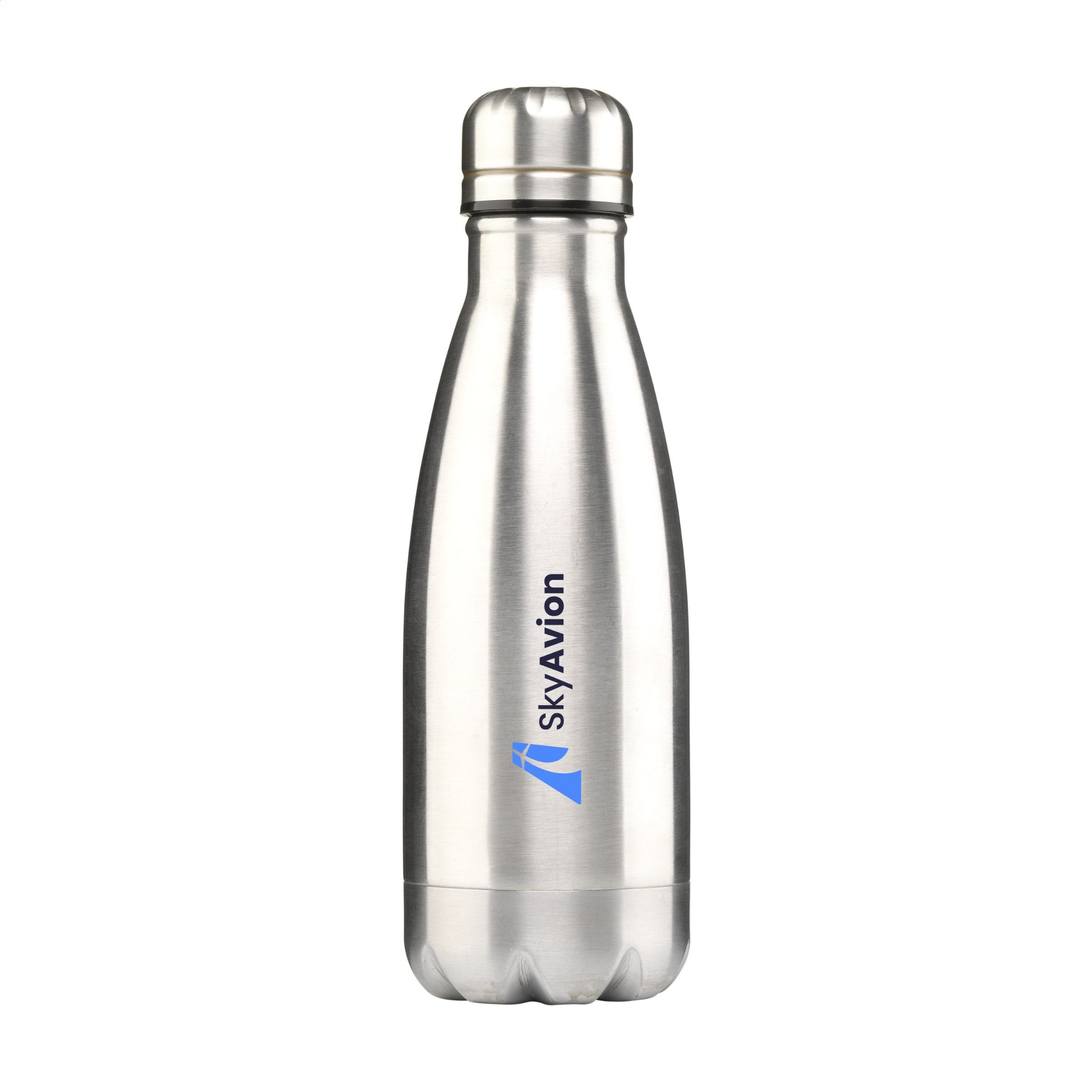 topflask bottle in silver