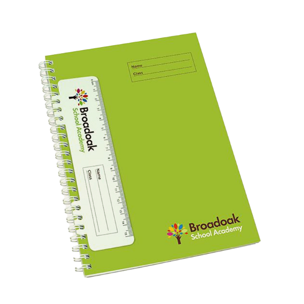 enviro smart clip in ruler in green with branding