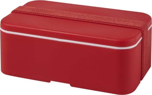 lunch box in red