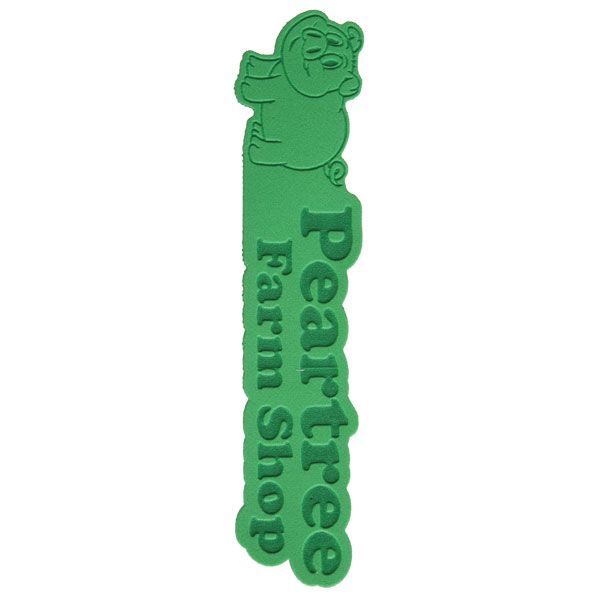 foam bookmark in green