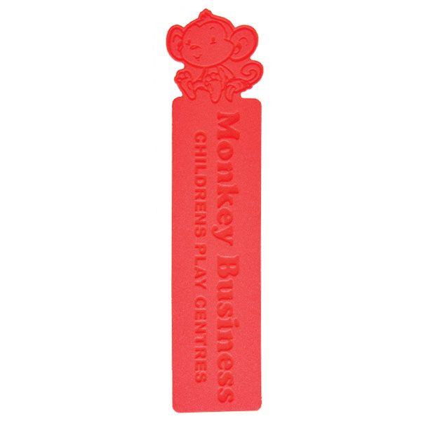 foam bookmark in red