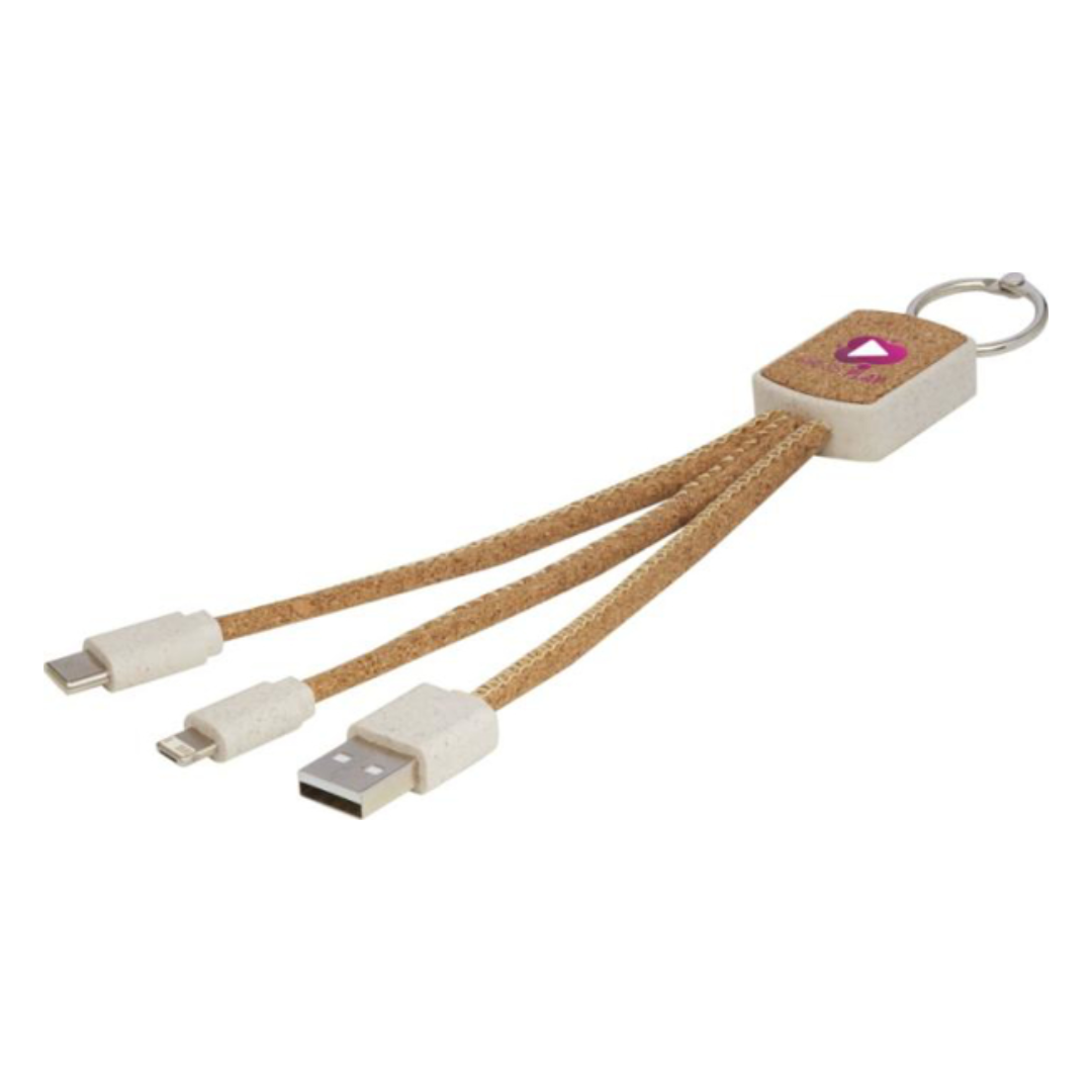 	Cork charging cable 3-in-1