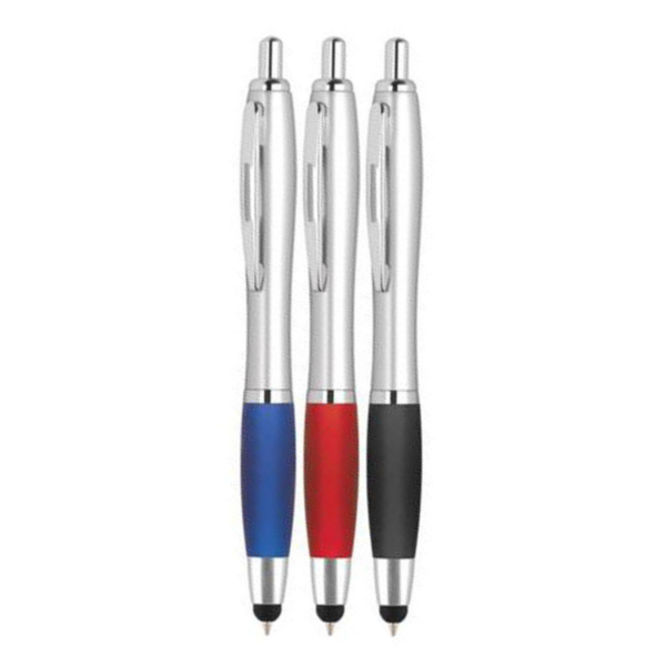 Contour satin finish ballpen and stylus group