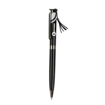 Show details for Graduation Ballpen a black pen with a mortarboard to the top