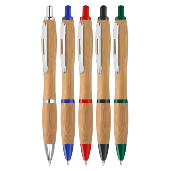 Contour bamboo pen variety of colour
