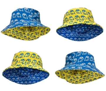 Show details for Reversible Bucket Hat reversible bucket hat - sheffield wednesday design