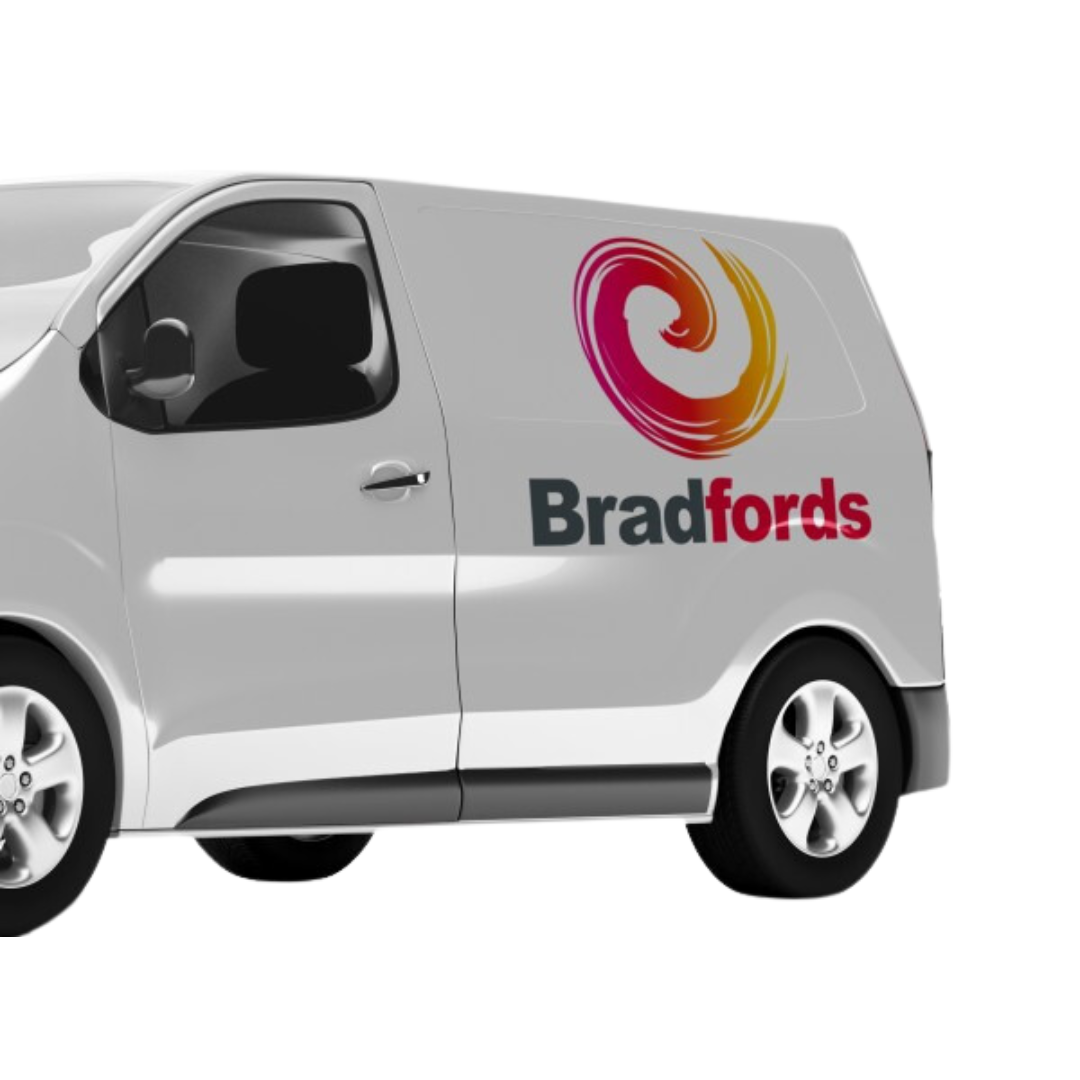 van vinyl sticker - full colour design