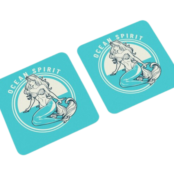 4 colour process beer mat 