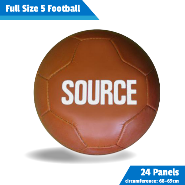 Size 5 Football 24 Panels Made Of PVC Material