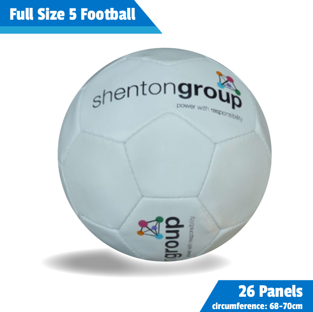 26 panel football size 5 white
