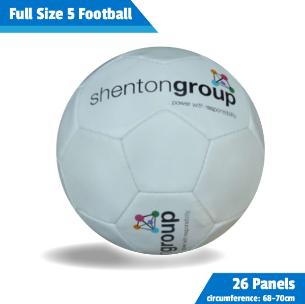 26 panel football size 5 white