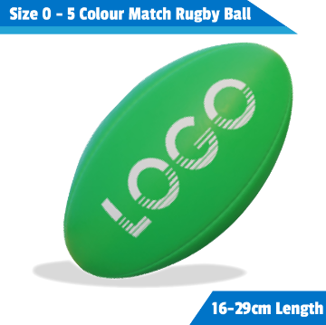 Show details for Colour Matched Rugby Ball Pantone matched rugby ball