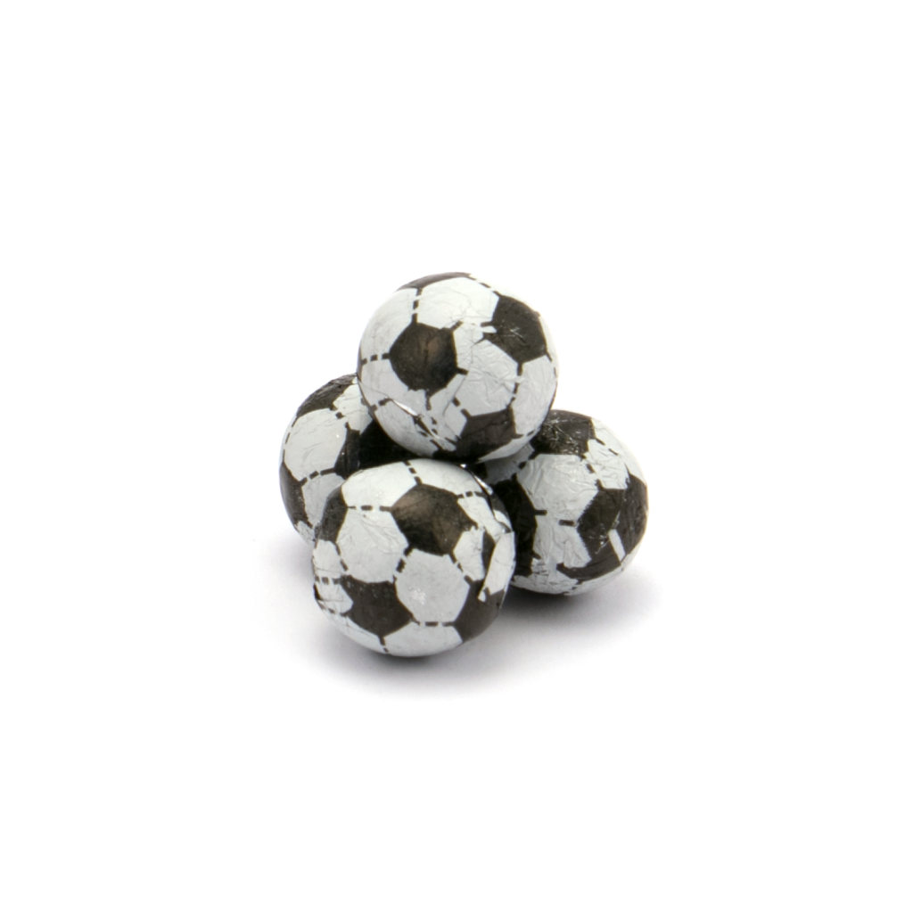 Chocolate footballs