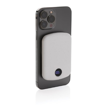 Show details for MagBoost Recycled Plastic Magnetic Power Bank White Recycled Plastic Magnetic Power Bank