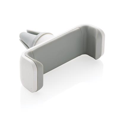 White & Grey recycled plastic 360 degree car phone holder