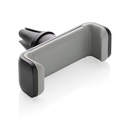 Black & Grey recycled plastic 360 degree car phone holder