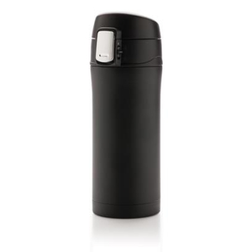 Show details for Recycled Stainless Steel Easy Lock Vacuum Mug Black Recycled stainless steel easy lock vacuum mug