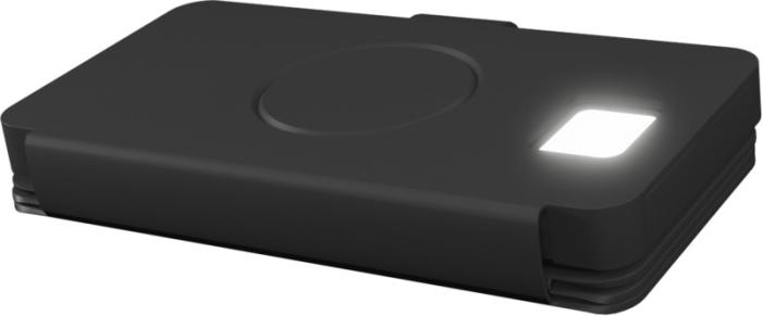 solar wireless charging power bank fully charged