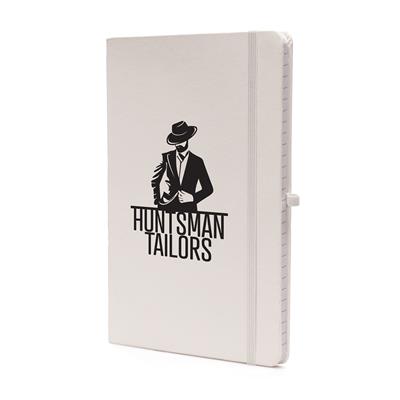 White A5 Recycled Notebook with print