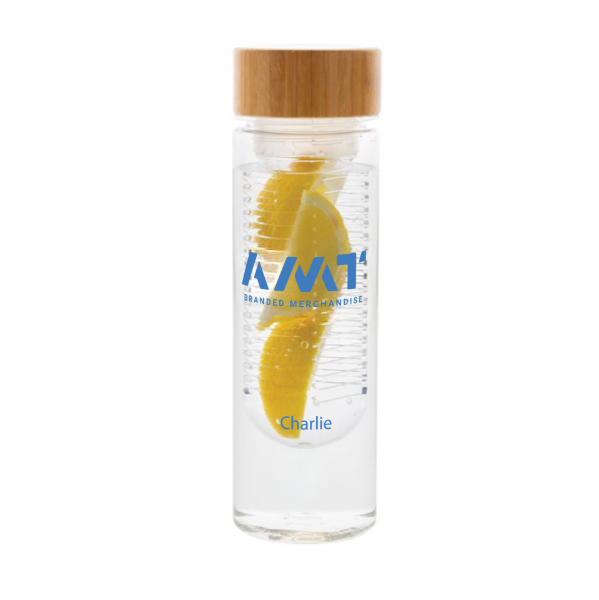 infuser with bamboo front view with logo