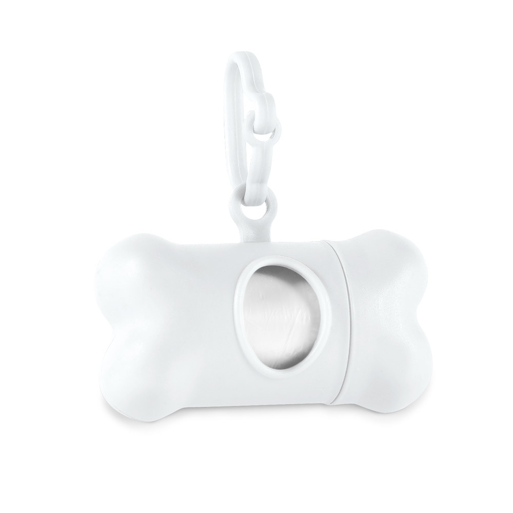 White Dog hygiene bag dispenser