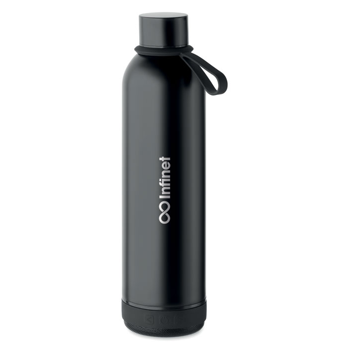 Double Wall Bottle with a detachabale speaker